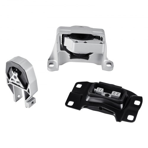 Engine and Transmission Motor Mount Kit Replacement, Set of 3, Compatible with 2013–2019 Ford Escape 2.0L L4, Replace OE# A5612, A5631, A5520, Secure Support