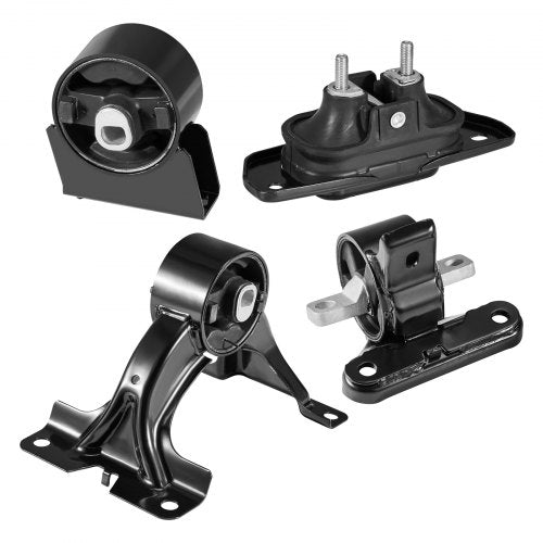 Engine Motor Mount and Transmission Mount Kit Replacement, Set of 4, Compatible with 2011–2019 Dodge Journey 3.6L FWD, Replace OE# A5551, A5443, A5632, A5543, Secure Support