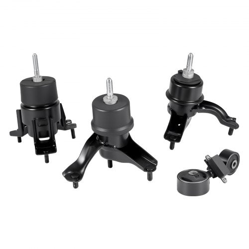 Engine and Transmission Motor Mount Kit Replacement, Set of 4, Compatible with 2007–2011 Toyota Camry 2.4L L4, Replace OE# A62009, A4207, A4211, A4274, Secure Support