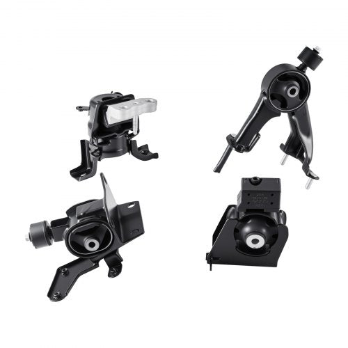 Engine and Transmission Motor Mount Kit Replacement, Set of 4, Compatible with 2009–2013 Toyota Corolla 1.8L L4, Replace OE# A62015, A62039, A62027, A62023, Secure Support