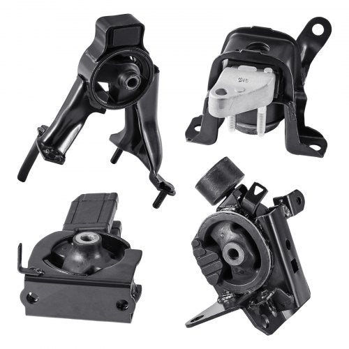 Engine and Transmission Motor Mount Kit Replacement, Set of 4, Compatible with 2003–2008 Toyota Corolla 1.8L L4, Replace OE# A4220, A4219, A4218, A4221, Secure Support