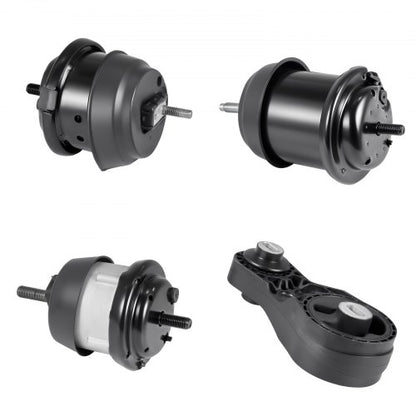 Engine and Transmission Motor Mount Kit Replacement, Set of 4, Compatible with 2009–2017 Chevrolet Traverse 3.6L V6, Replace OE# A5548HY, A5549HY, A5458HY, A5444, Secure Support
