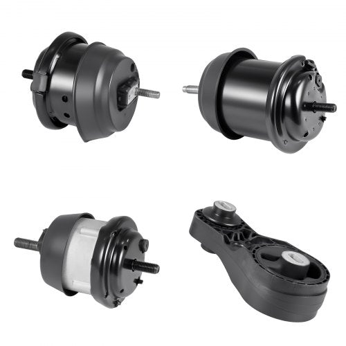 Engine and Transmission Motor Mount Kit Replacement, Set of 4, Compatible with 2009–2017 Chevrolet Traverse 3.6L V6, Replace OE# A5548HY, A5549HY, A5458HY, A5444, Secure Support