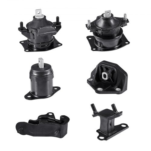 Engine Motor Mount and Transmission Mount Kit Replacement, Set of 6, Compatible with 2003–2007 Honda Accord 3.0L V6, Replace OE# A4526HY, A4517, A4527HY, A4524, A4544, A4525, Secure Support