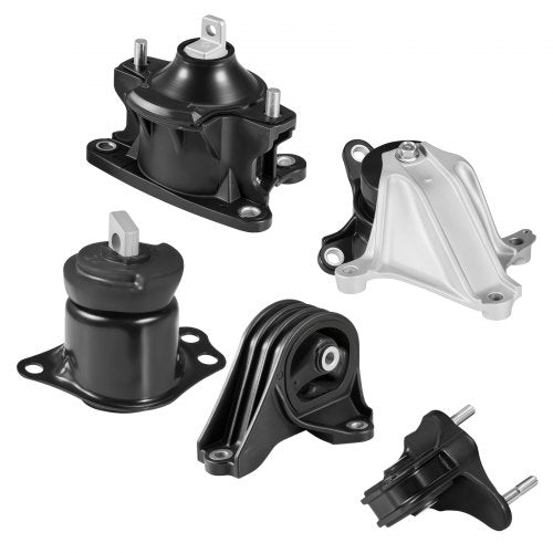 Engine Motor Mount and Transmission Mount Kit Replacement, Set of 5, Compatible with 2013-2017 Honda Accord 2.4L L4, Replace OE# A65072 A65054 A65040 A65068 A65071, Secure Support