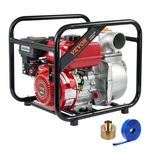 Gasoline Engine Water Pump Gas Powered Water Transfer Pump 3" 7HP 4-Stroke