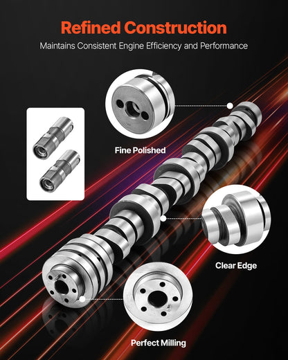 Lifter Camshaft Kit, 18-Piece Set, Fits 2009-2021 Jeep Grand Cherokee, 2009-2021 Dodge Challenger, Fits 1999-2013 4.8L, 5.3L, and 5.7L LS-Based Engines, V8 5.7L
