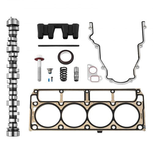 Lifter Camshaft Kit, 13-Piece Set, Gray Cast Iron Engine Cam, Compatible with Norris trucks from 1999-2013 GM Gen3/4, Fit 1999-2013 LS-Based Engines (Silverado, Sierra, Tahoe, Yukon/LS1)