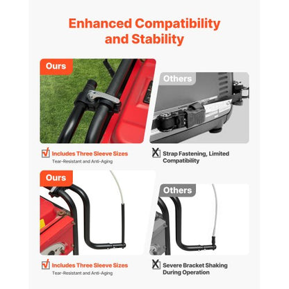 Generator Cover Universal Waterproof Cover 96x66x66 cm For 198-280 cm Black | EU