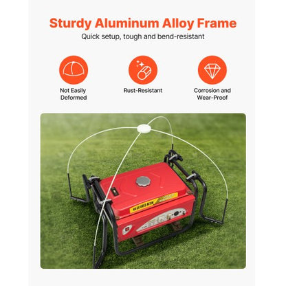 Generator Cover Universal Waterproof Cover 96x66x66 cm For 198-280 cm Black | EU