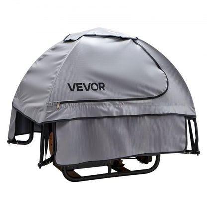 Generator Cover, 36 x 26 x 26 Inch Waterproof Universal Generator Cover for Most Generators 70-108 Inches Perimeter, Portable Generator Running Cover with Heavy Duty Thicken Oxford Fabric, Grey
