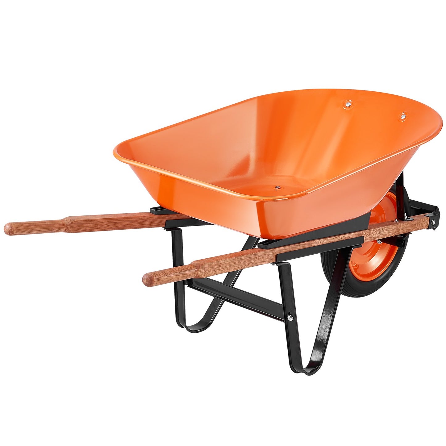 Skottkärra Cart One Wheel Garden Dump Cart 330 lbs Yard Utility Cart