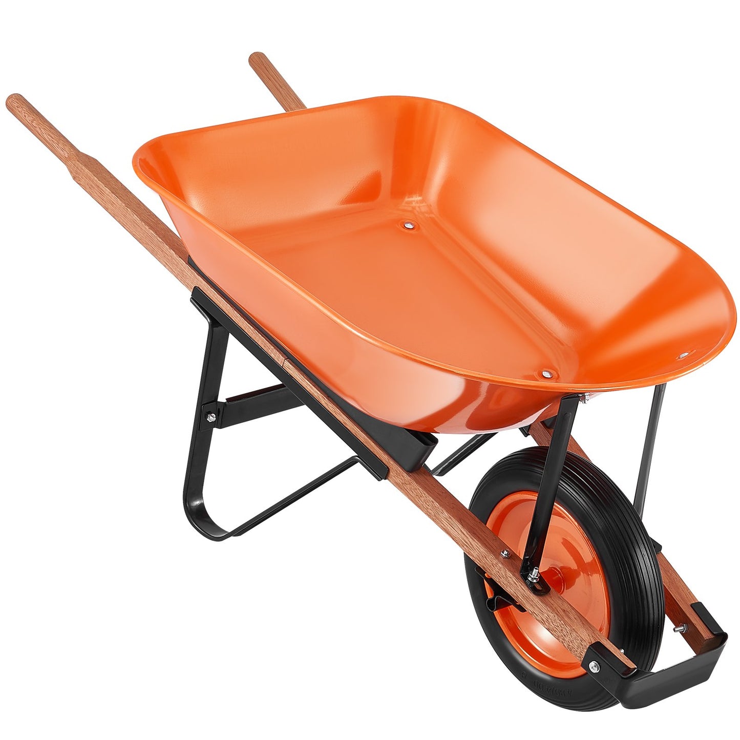 Skottkärra Cart One Wheel Garden Dump Cart 330 lbs Yard Utility Cart