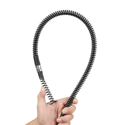 Abschnitts-Abflussreinigungskabel 100FTx5/8In &amp; 7 Schneider für 0,8"-3,9" Rohr