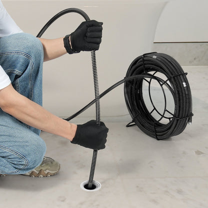 Abschnitts-Abflussreinigungskabel 66FTx5/8In &amp; 7 Schneider für 0,8"-3,9" Rohr