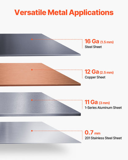 Box and Pan Brake, 50 in Sheet Metal Bending Brake,16-Gauge Mild Steel Capacity, 0-135 Degree Adjustable, Metal Bender Machine with 16 Fingers, Heavy-Duty Aluminum Folder for Precise Bending