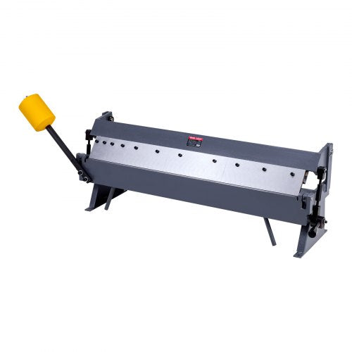 Box and Pan Brake, 36 in Sheet Metal Bending Brake,16-Gauge Mild Steel Capacity, 0-135 Degree Adjustable, Metal Bender Machine with 6 Fingers, Heavy-Duty Aluminum Folder for Precise Bending