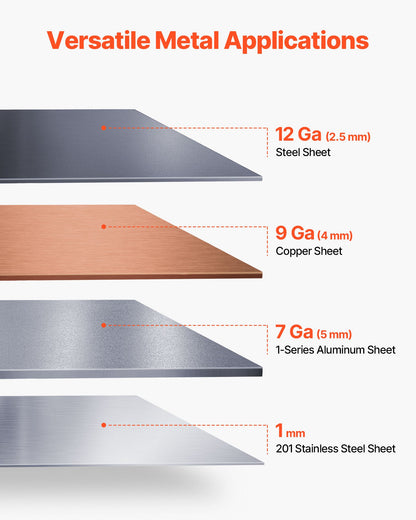 Box and Pan Brake, 48 in Sheet Metal Bending Brake, 12-Gauge Mild Steel Capacity, 0-135 Degree Adjustable, Metal Bender Machine with 8 Fingers, Heavy-Duty Aluminum Folder for Precise Bending