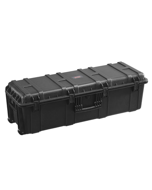 5.5 Cu.ft Weatherproof Hard Case with 3 Handles, Large Capacity, Black