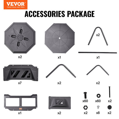 Kompostbehållare, 43-Gal dubbelkammare komposteringsbehållare, stor tumlande roterande kompost med 2 skjutdörrar och stålram, BPA-fri kompostbehållare för trädgård, kök, gård, utomhus