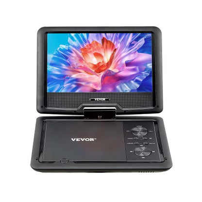 Portable DVD Player 256 mm HD Swivel Screen 4 Hour Battery Life