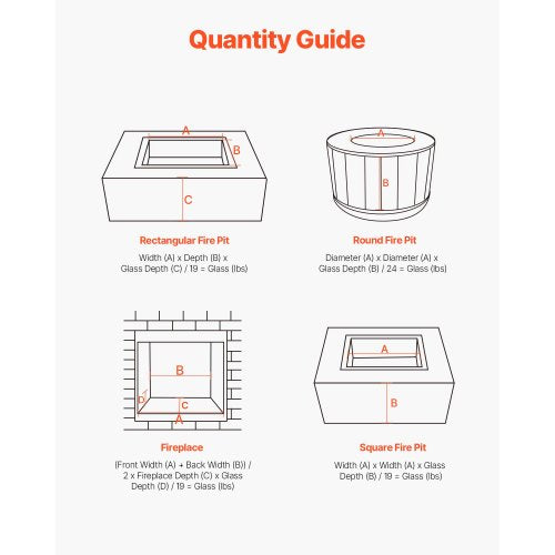 20 LBS Fire Glass 1/2-Inch Fire Glass Stones for Fire Pit Table Black | EU