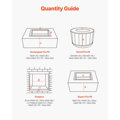 20 LBS eldglas 1-tums eldstadsglasstenar för eldstad Karibisk blå |  EU