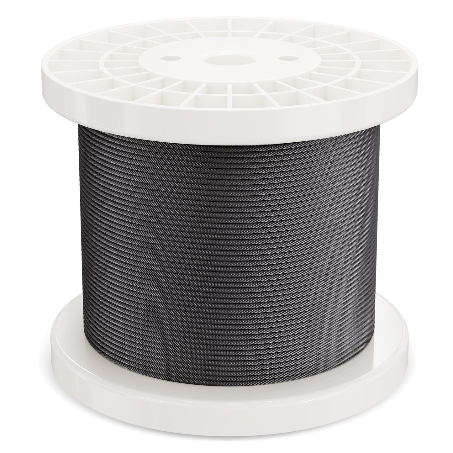 T316 Edelstahlkabel 1/8" 7x7 Stahldraht 500 Fuß Kabelgeländer