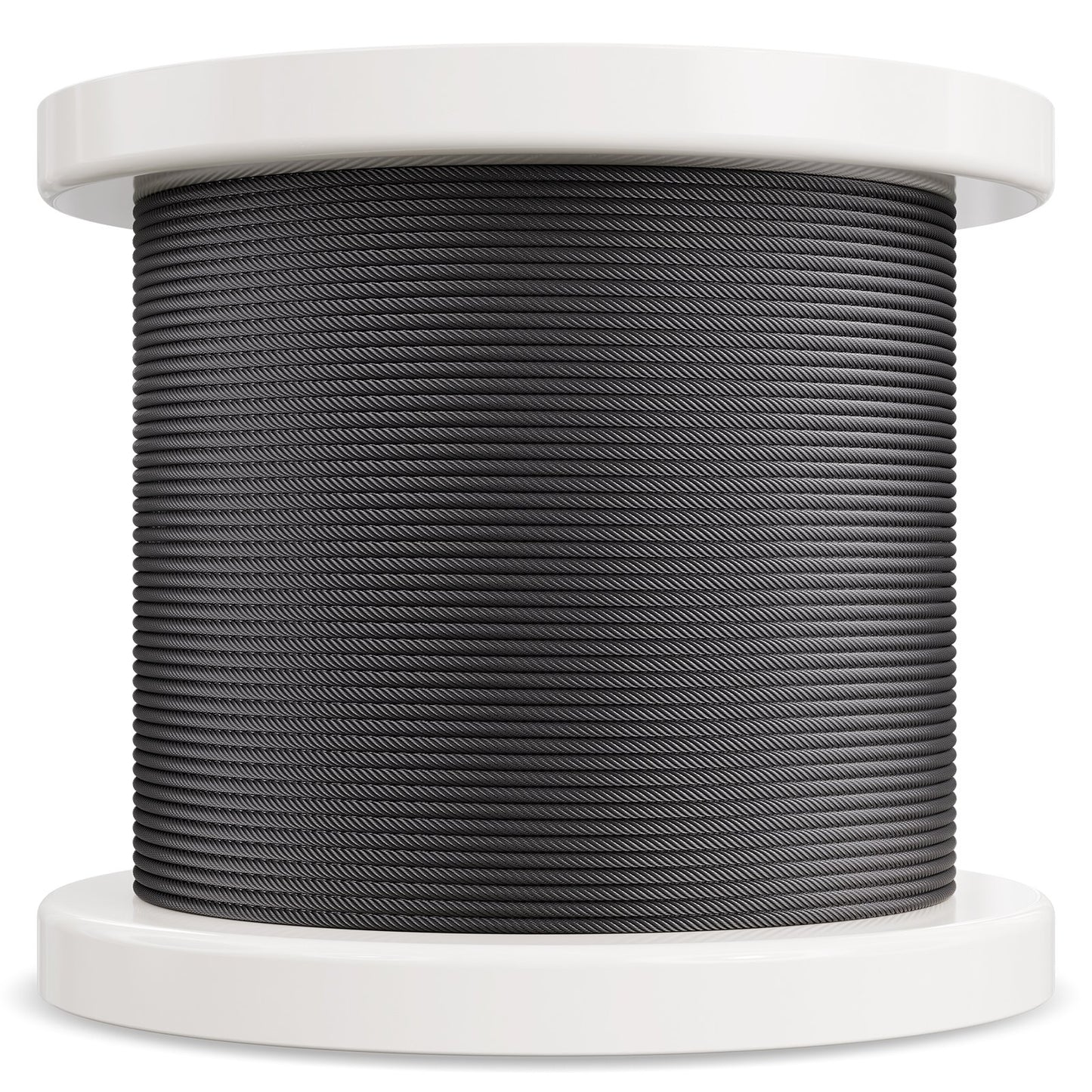 T316 Edelstahlkabel 1/8" 7x7 Stahldraht 500 Fuß Kabelgeländer