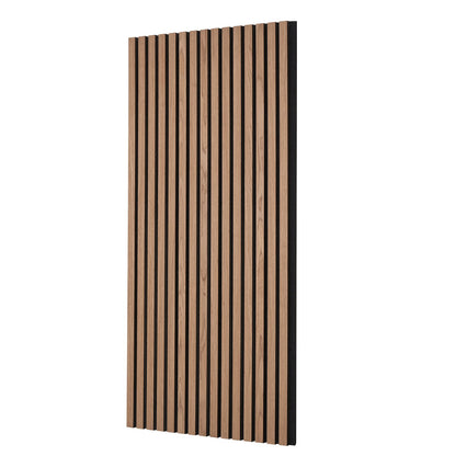 Akustikplatten aus Holzlamellen, 60,4 x 120,4 cm, für moderne Wanddekoration, Walnuss