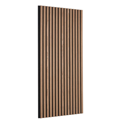 Akustikplatten aus Holzlamellen, 60,4 x 120,4 cm, für moderne Wanddekoration, Walnuss