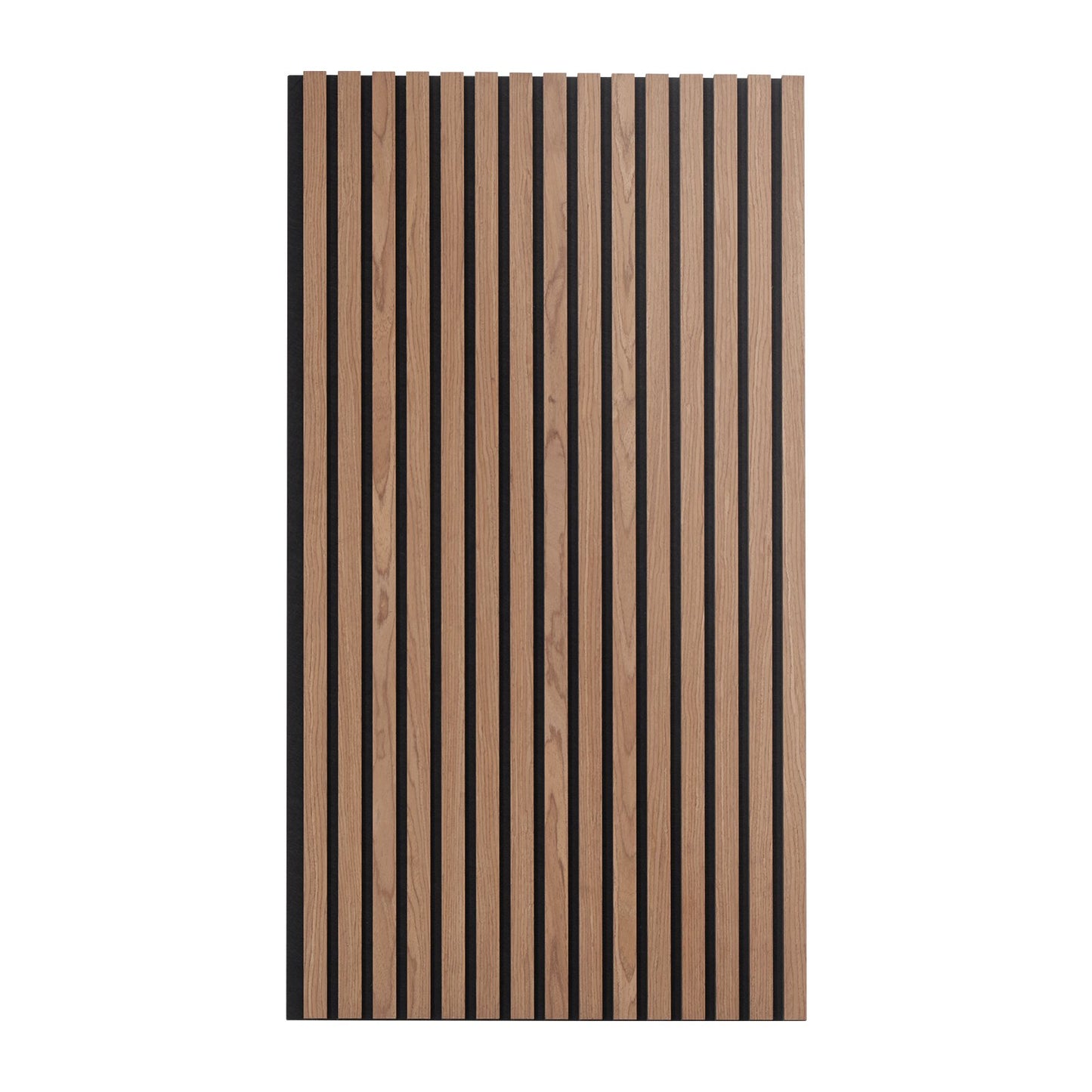 Akustikplatten aus Holzlamellen, 60,4 x 120,4 cm, für moderne Wanddekoration, Walnuss