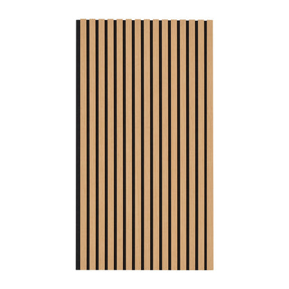 Holzlamellen Akustikpaneele 23,6 x 47,2 Zoll für moderne Wanddekoration helle Eiche