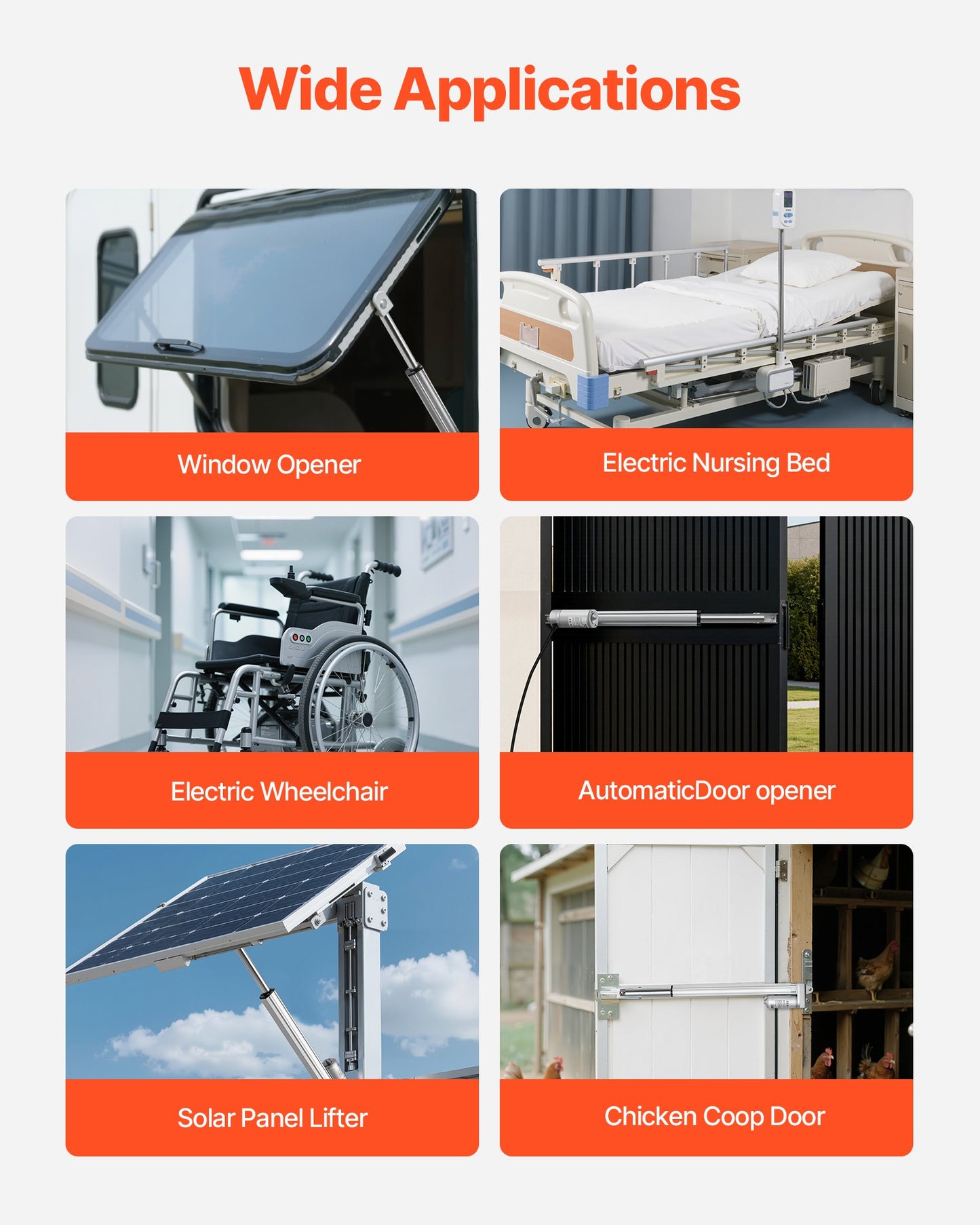 12V Linear Actuator, 12 Inch IP65 Waterproof Linear Actuator, 675lbs/3000N 0.2"/s Motion Actuators with Mounting Bracket for Outdoor Use