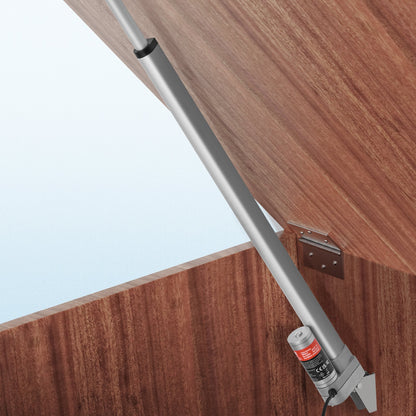 Linear Actuator 12V, 20 Inch Waterproof IP65 Linear Actuator, 660lbs/3000N 0.19"/s Linear Motion Actuator with Mounting Bracket for Outdoor Use