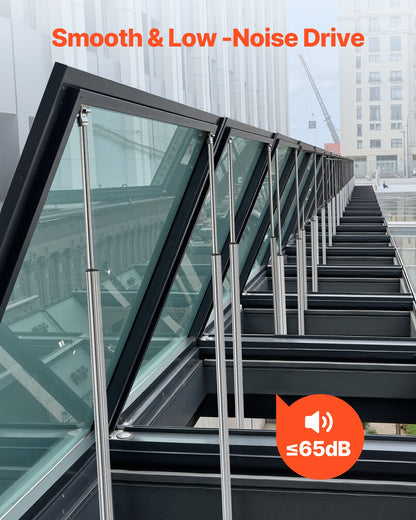 12V Linear Actuator, 40 Inch IP65 Waterproof Linear Actuator, 675lbs/3000N 0.2"/s Motion Actuators with Mounting Bracket for Outdoor Use