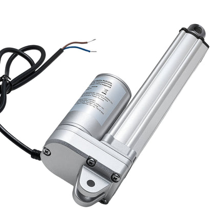 12V Linear Actuator, 6 Inch IP65 Waterproof Linear Actuator, 675lbs/3000N 0.2"/s Motion Actuators with Mounting Brackets for Outdoor Use
