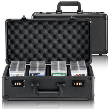 108 PSA Graded Card Storage Box 4 Slots Sports Card Holder Case Coded Lock