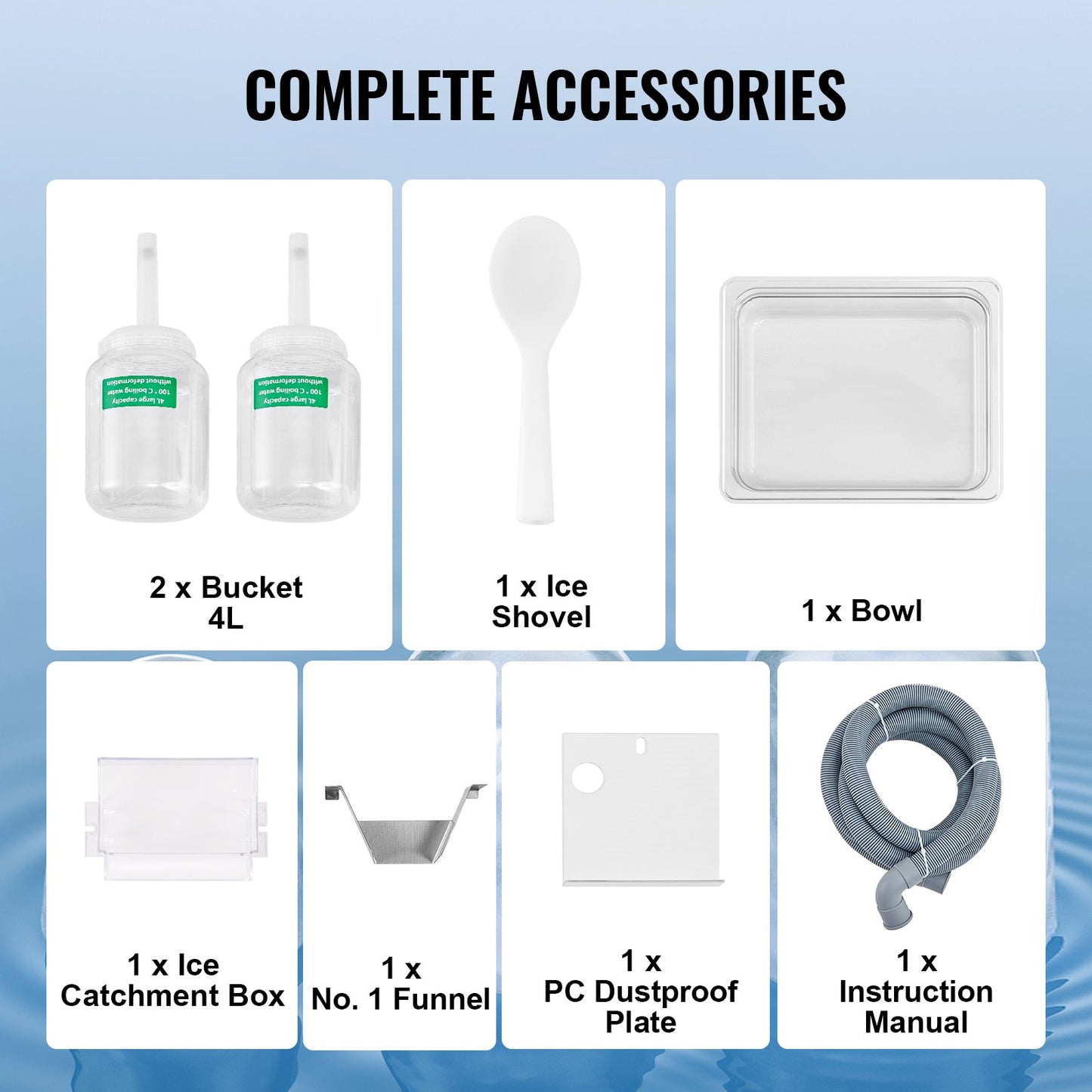 Handelsschneeflocken-Eiscreme-Maschine 507LBS/24H Edelstahl für Eiscreme