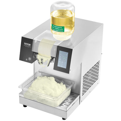 Handelsschneeflocken-Eiscreme-Maschine 507LBS/24H Edelstahl für Eiscreme