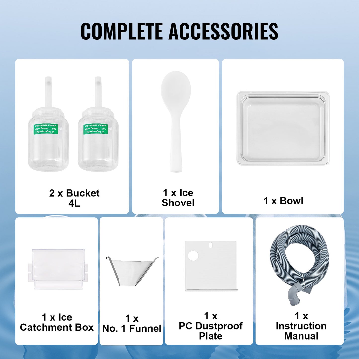 Handelsschneeflocken-Eiscreme-Maschine 573LBS/24H Edelstahl für Eiscreme