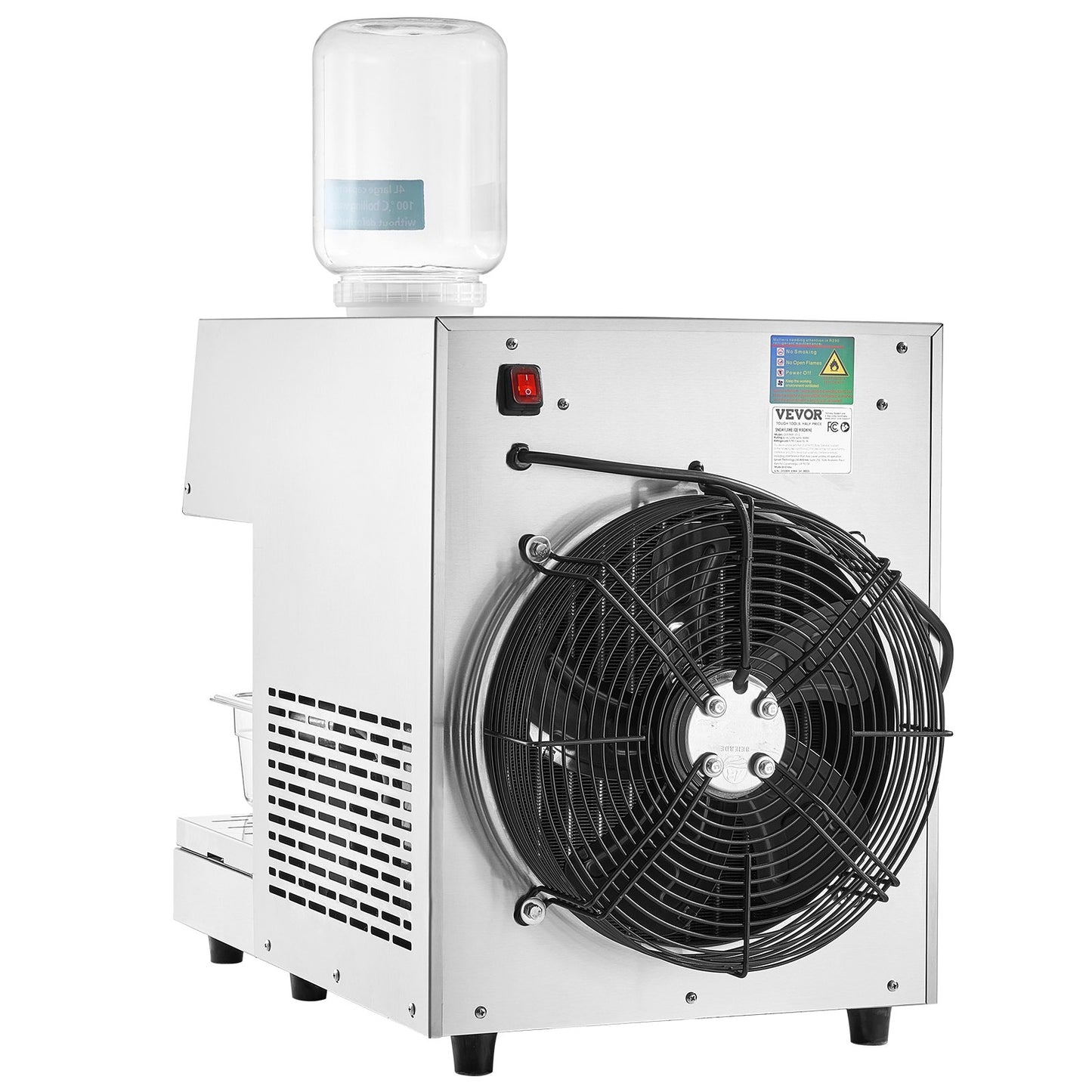 Handelsschneeflocken-Eiscreme-Maschine 573LBS/24H Edelstahl für Eiscreme