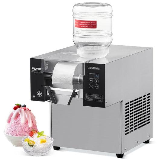 Handelsschneeflocken-Eiscreme-Maschine 176LBS/24H Edelstahl für Eiscreme