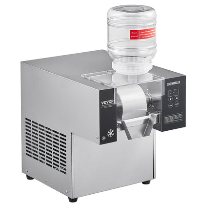 Handelsschneeflocken-Eiscreme-Maschine 176LBS/24H Edelstahl für Eiscreme