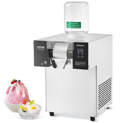 Handelsschneeflocken-Eiscreme-Maschine 397LBS/24H Edelstahl für Eiscreme
