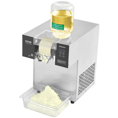 Handelsschneeflocken-Eiscreme-Maschine 397LBS/24H Edelstahl für Eiscreme