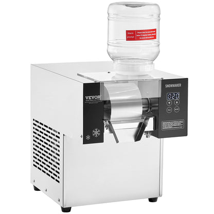 Kommersiell snöflingaismaskin 375LBS/24H rostfritt stål för glass