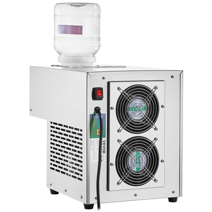 Kommersiell snöflingaismaskin 375LBS/24H rostfritt stål för glass