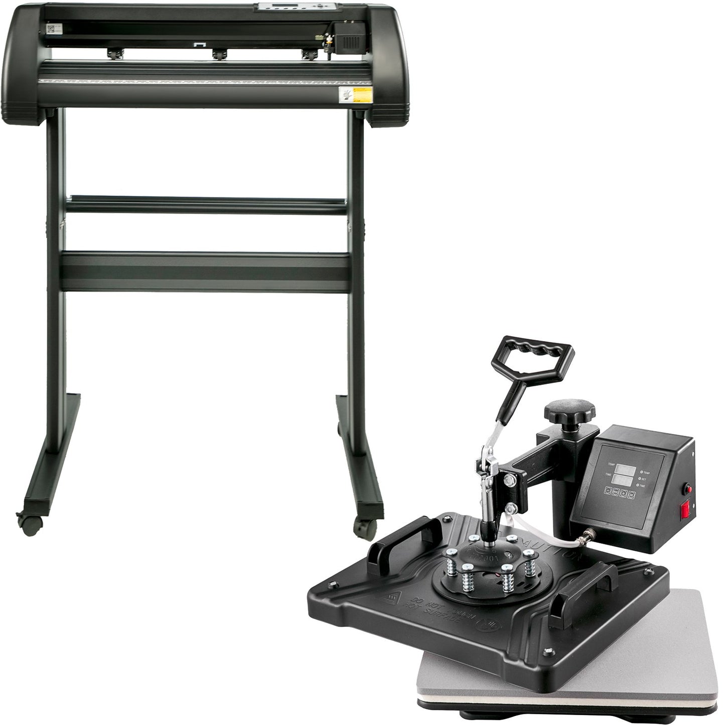 5 in 1 Heat Press Transfer Machine 12x15 Inch with 34" Vinyl Cutter Plotter Machine Kit Art Craft Printer Sublimation(34"/870mm) Limation (34"/870mm)