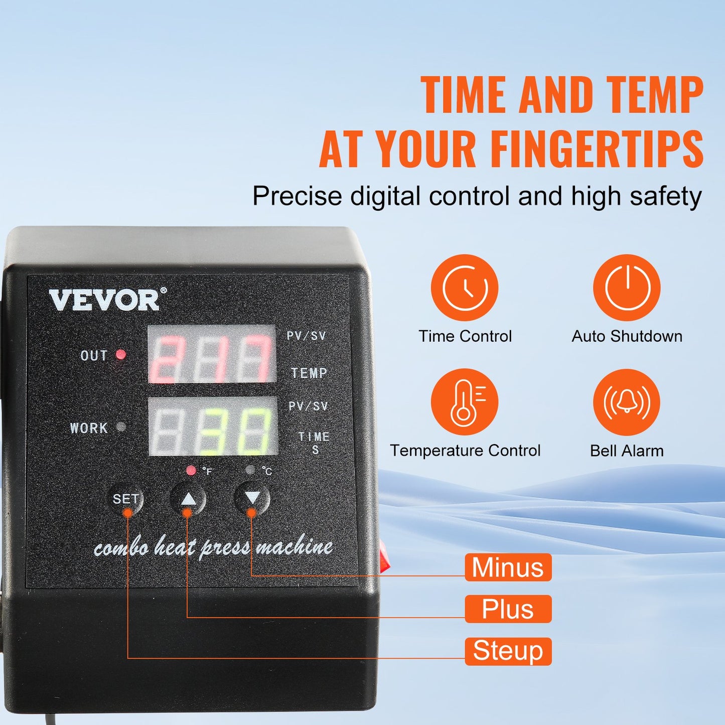 Wärmepresse, 8-in-1-Wärmepresse, 38 x 30 cm, T-Shirt-Presse, Tassendruckmaschine, multifunktionale Wärmeübertragungsmaschine für T-Shirt, Tassen, Hüte, Platten, Sublimationsdruck